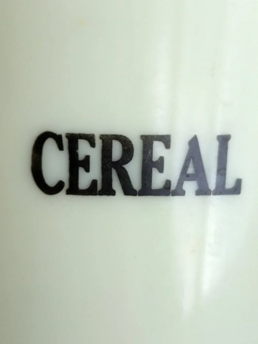 Beautiful Vintage McKee Seville Yellow Glass CEREAL 48oz Canister Uranium HTF